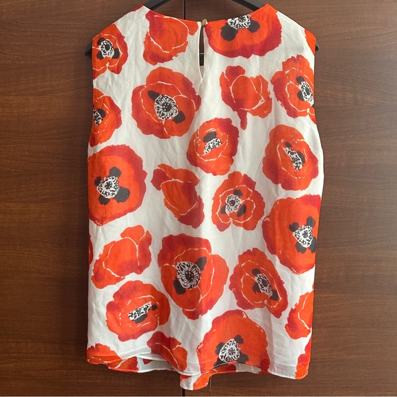 JONES NEW YORK SLEEVELESS FLORAL BLOUSE TOP BNWT - Picture 8 of 10